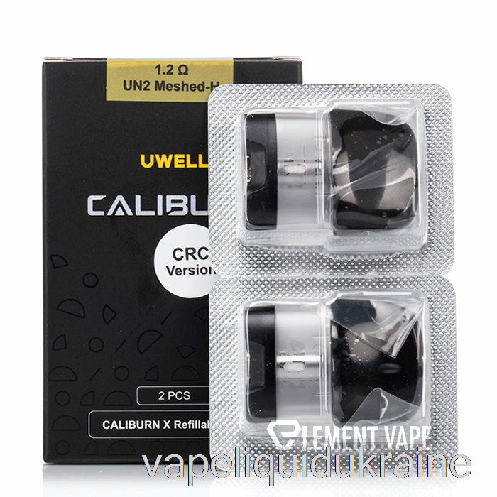 Vape Liquid Ukraine Uwell Caliburn X Replacement Pods 3mL Pod + 1.2ohm Coil